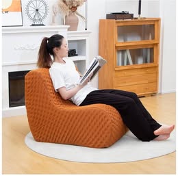 Single Seated Foam Sofa, Armless Floor Sofa