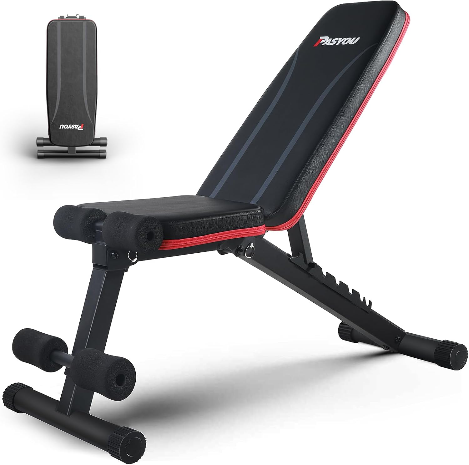 PASYOU Adjustable Weight Bench Full Body Workout 